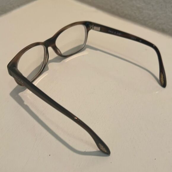 Paul & Joe Tortoise Shell Pattern Eyeglass Frames Brown Oval Everyday Academia - Picture 6 of 14